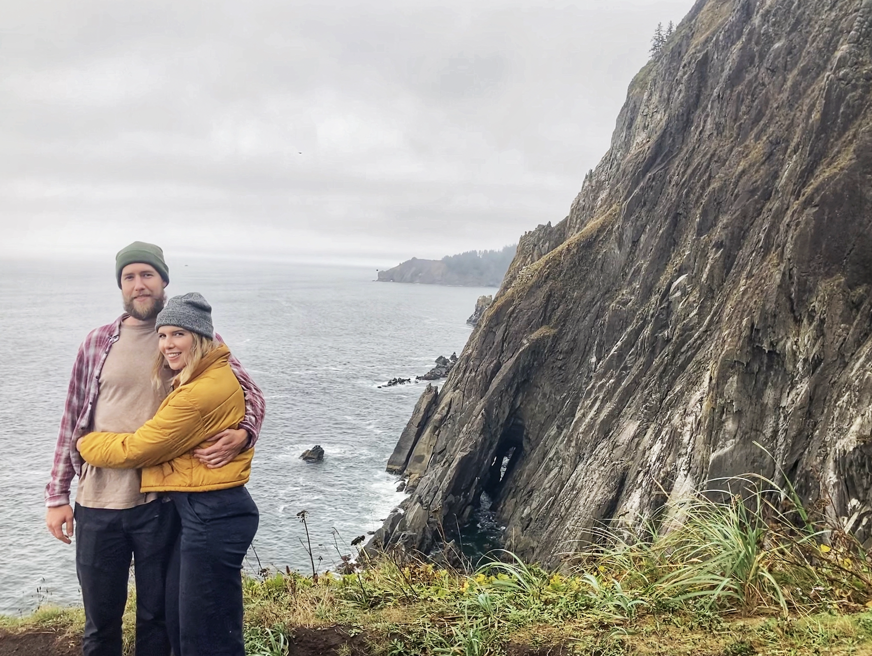 The owners of Good Gutters Co. on the Oregon coast